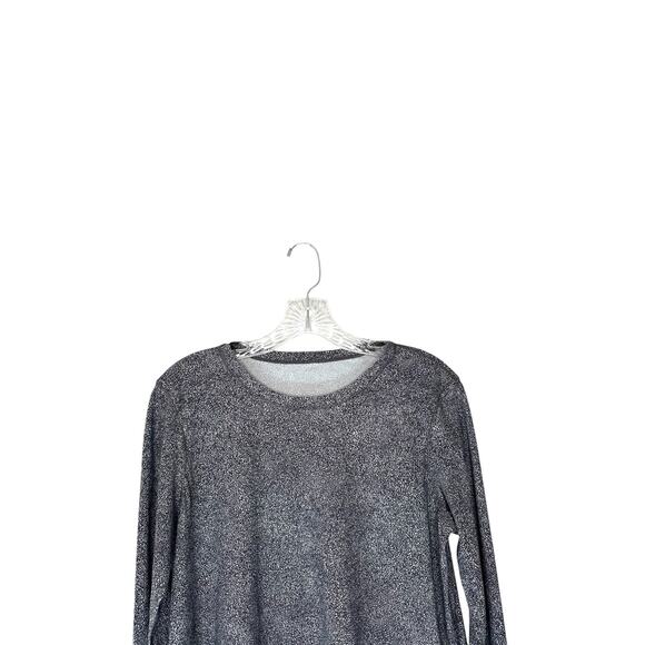 Lululemon Gray Speckled Long Sleeve Mesh Athletic Performance Workout Top - Picture 2 of 12